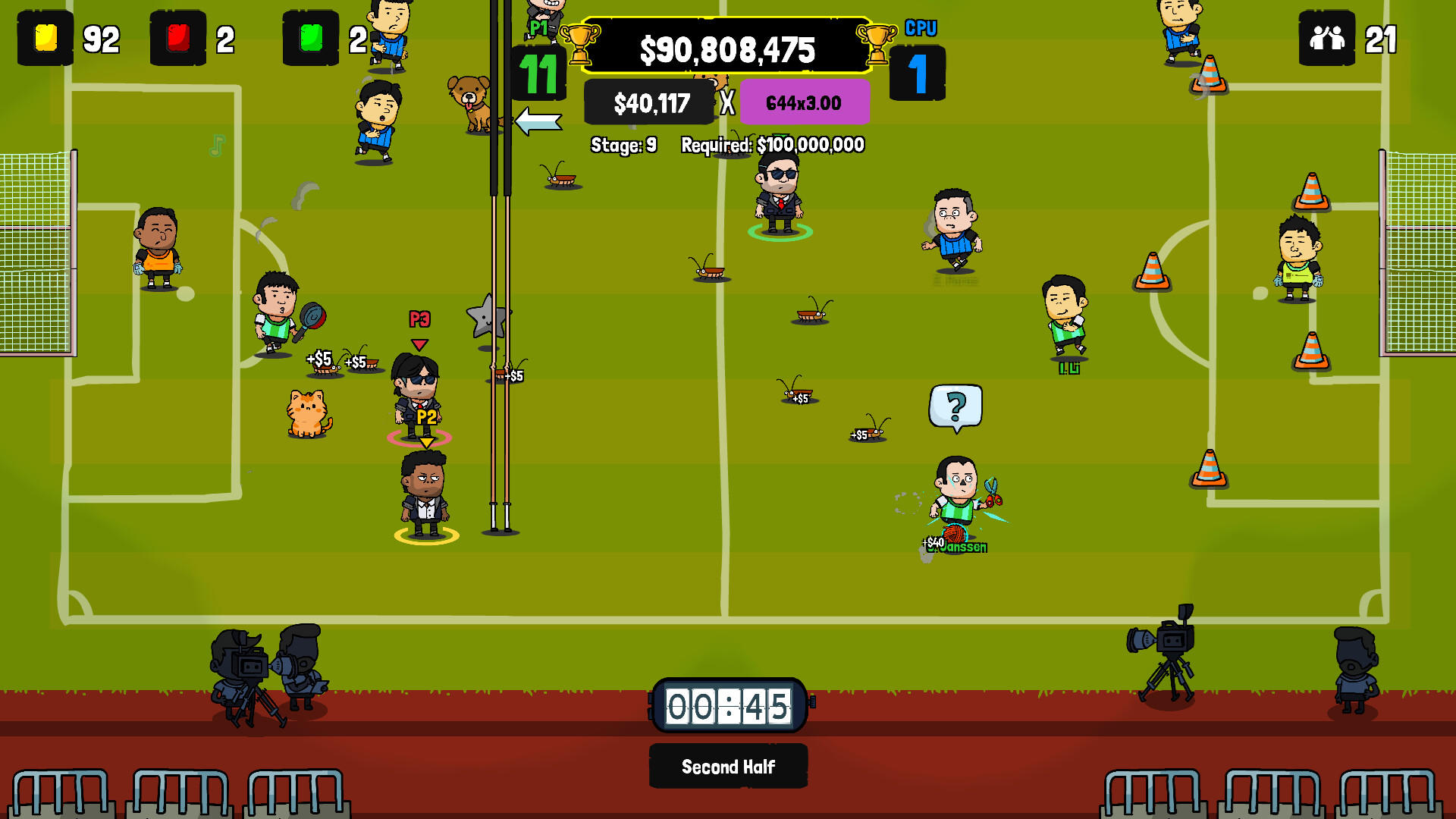 Super Senseless Soccer Game Screenshot