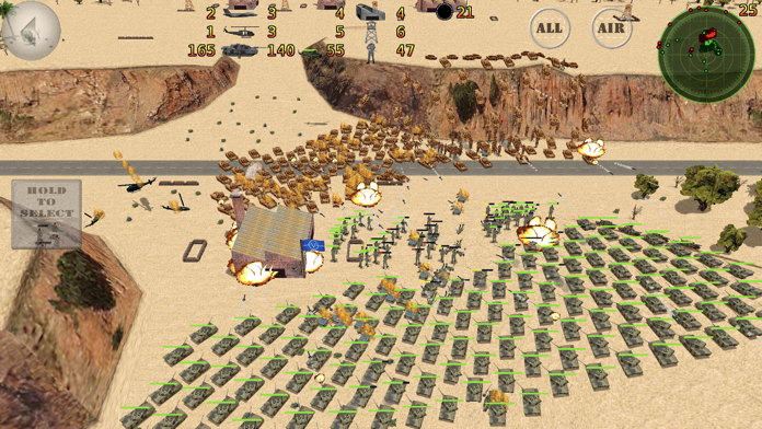 Screenshot 1 of Desert War 3D - เกมกลยุทธ์ 