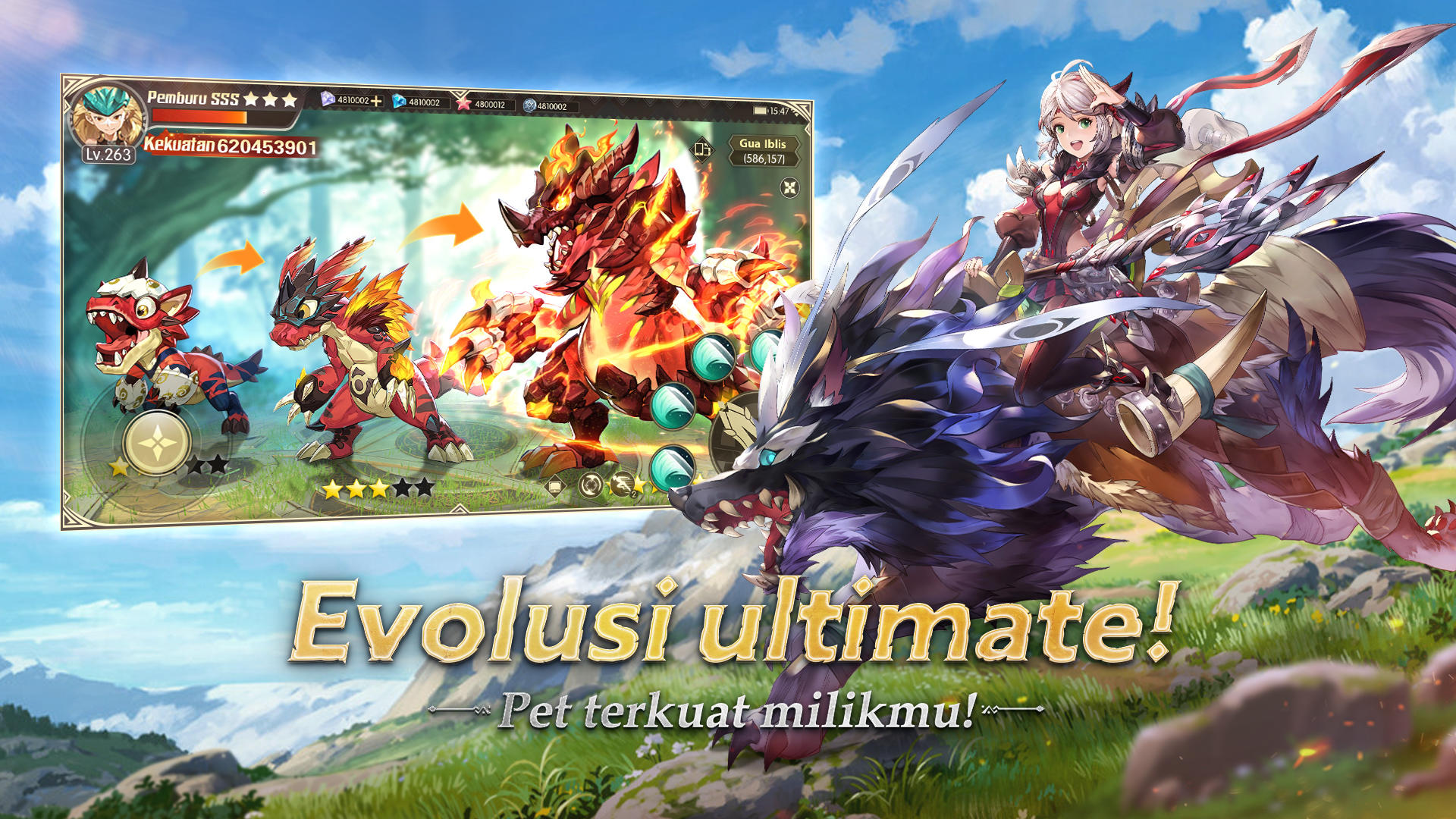 Cuplikan Layar Game Dragon Hunters：Heroes Legend