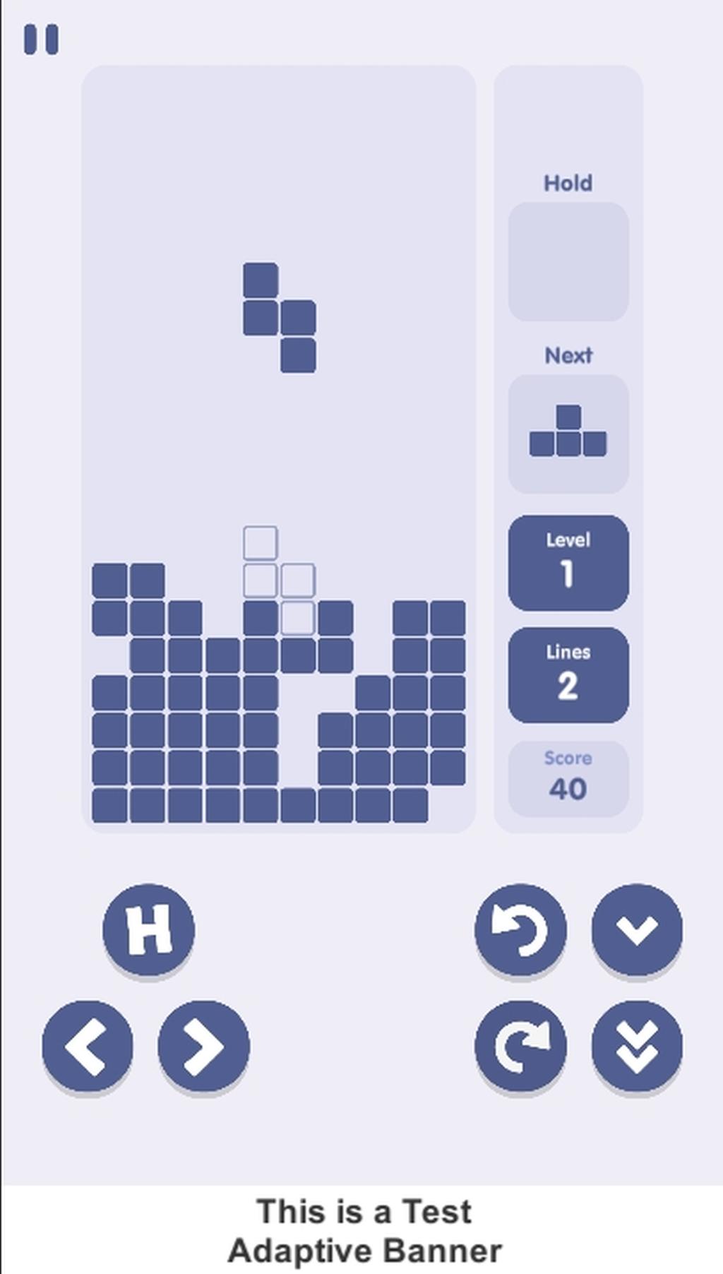 Classic Blocks - Tetris Game Screenshot