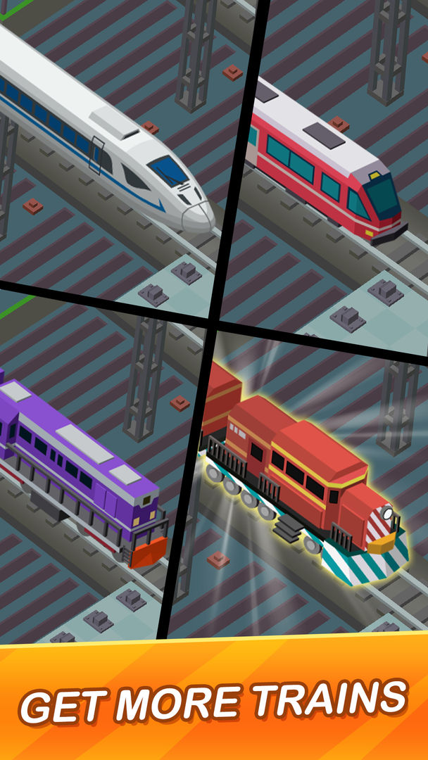 Idle Train Empire - Idle Games ภาพหน้าจอเกม