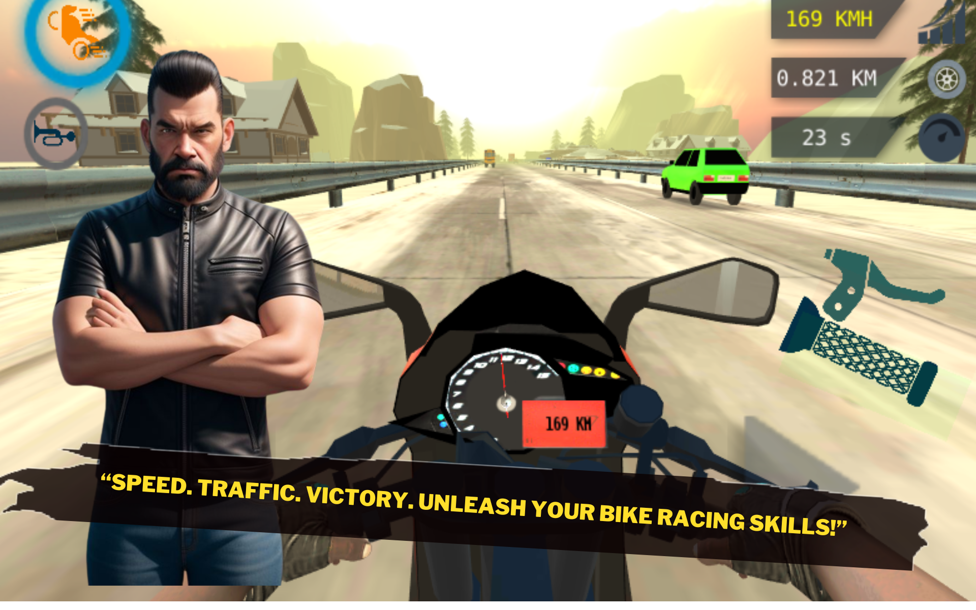 Screenshot of Highway Traffic Rider