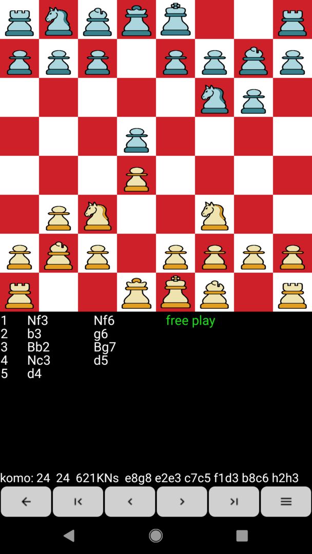Chess for Android ภาพหน้าจอเกม