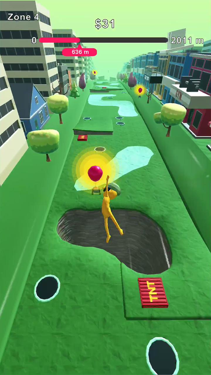 肚皮弹射 ゲームのスクリーンショット