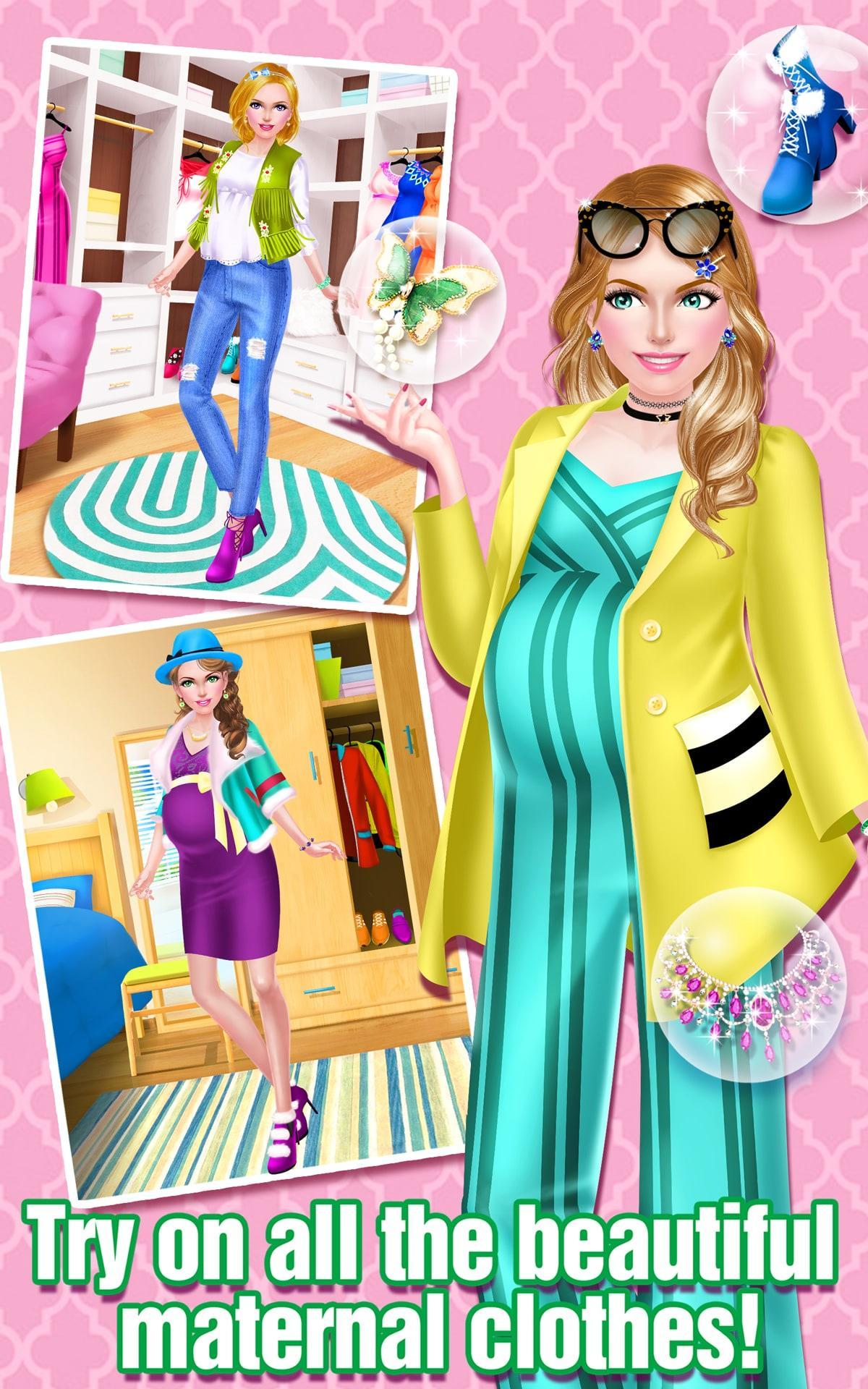 Mom to be! Celebrity Makeover Game Screenshot