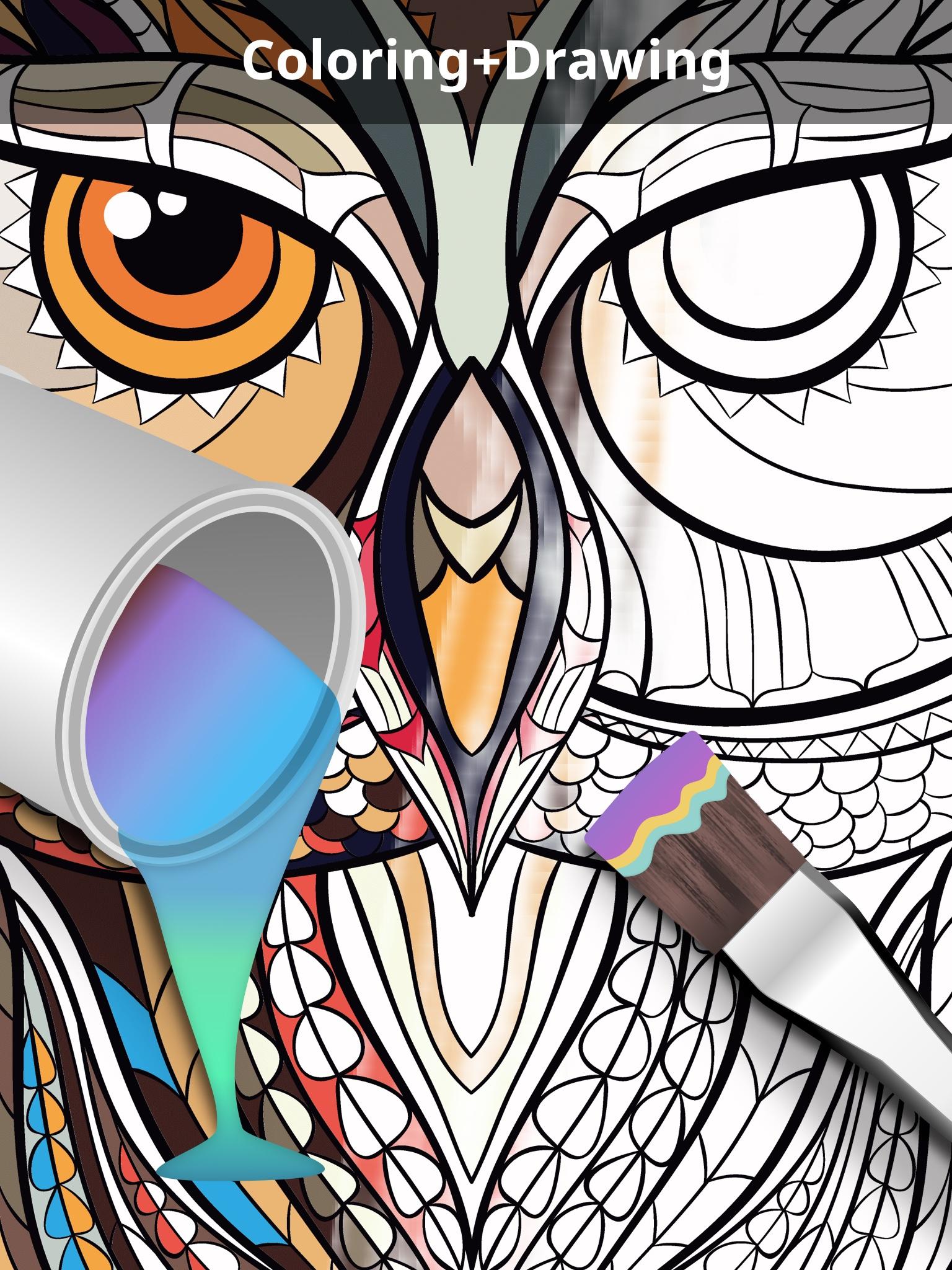 Coloring Book for family Game Screenshot