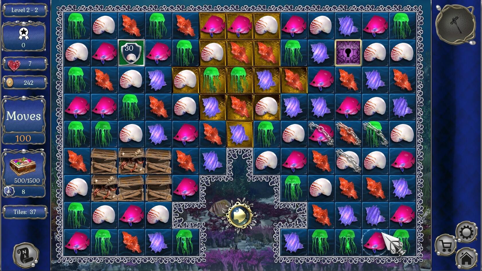 Jewel Match Aquascapes Collector's Edition ภาพหน้าจอเกม