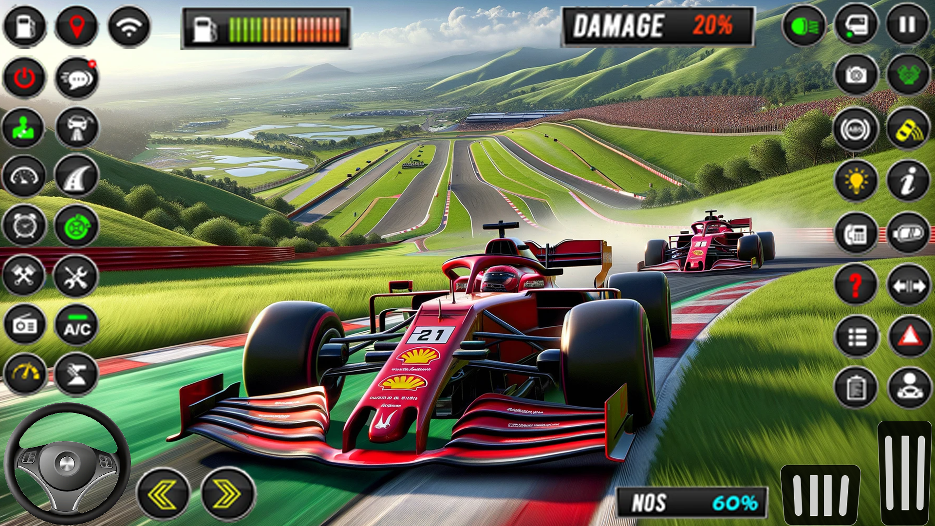 Screenshot 1 of 方程式赛车比赛：賽車遊戲 1.4