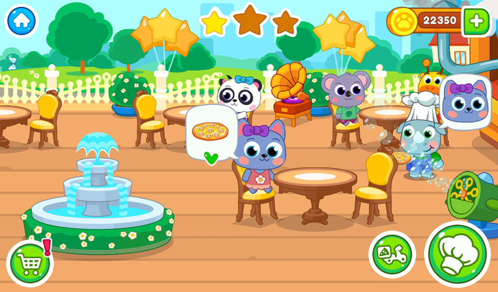 Скриншот игры Pizzeria for kids