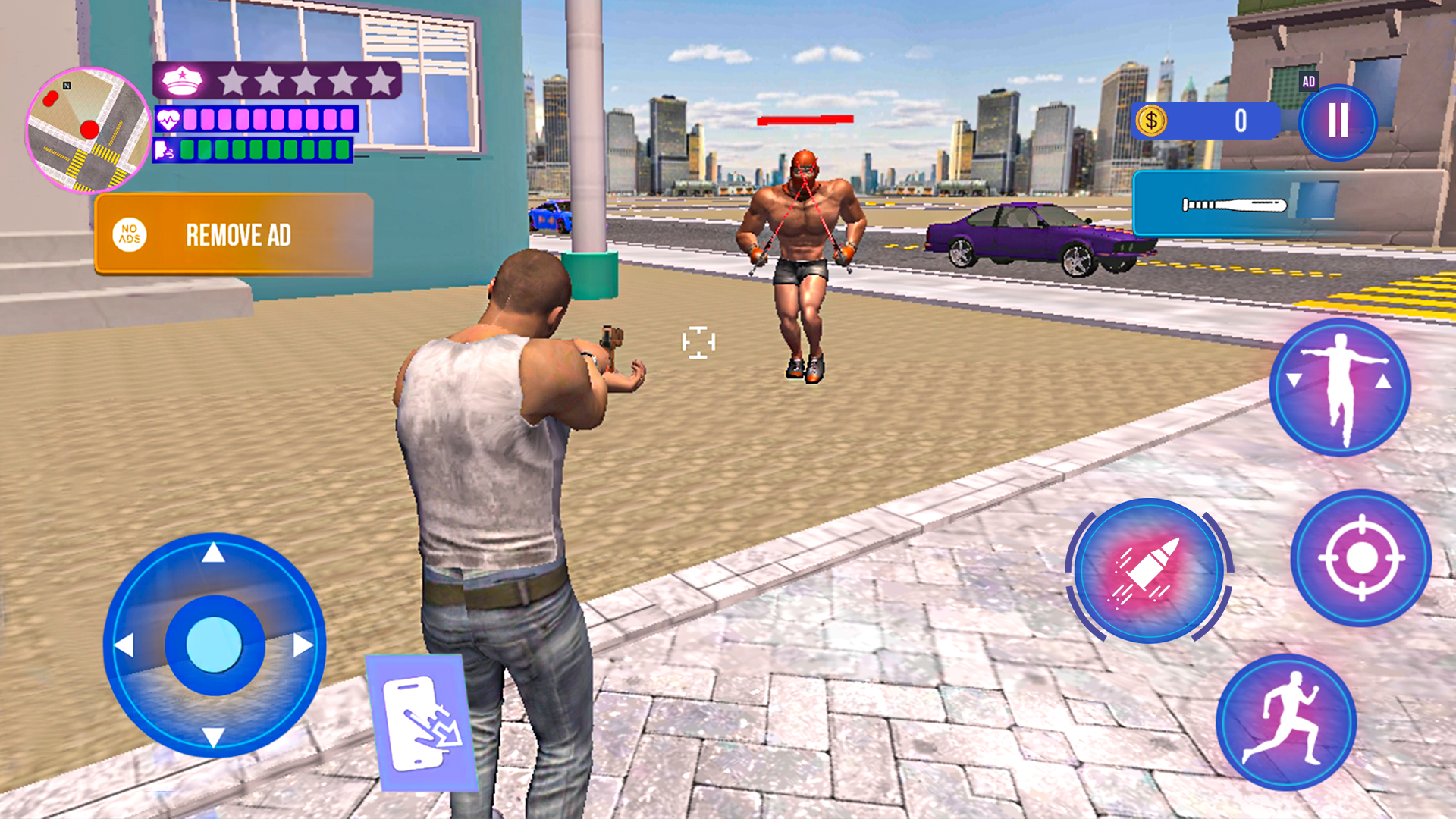 Open World Street Gangster Game Screenshot