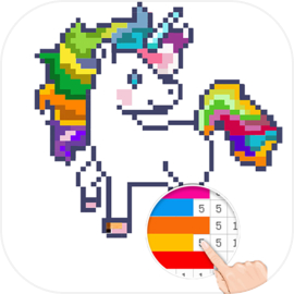 Unicorn: Color by Number - Pixel Art