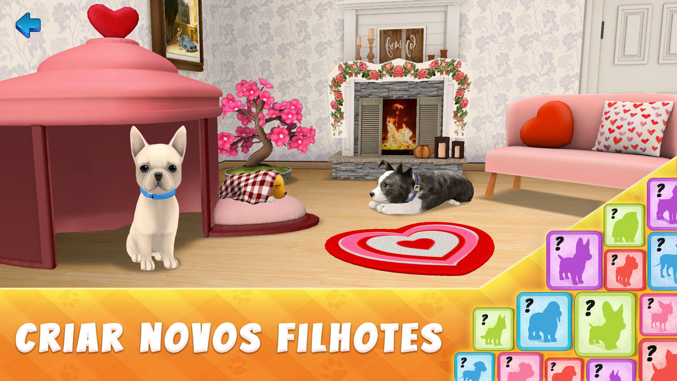 Captura de Tela do Jogo DogTown:Jogos de Animais Cuide