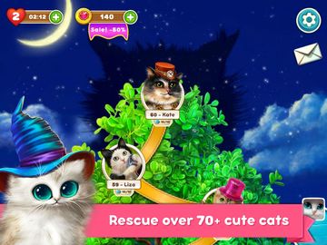Cute Cats: Classic Match 3 Game Screenshot