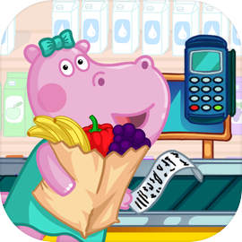 Hippo: Supermarket cashier