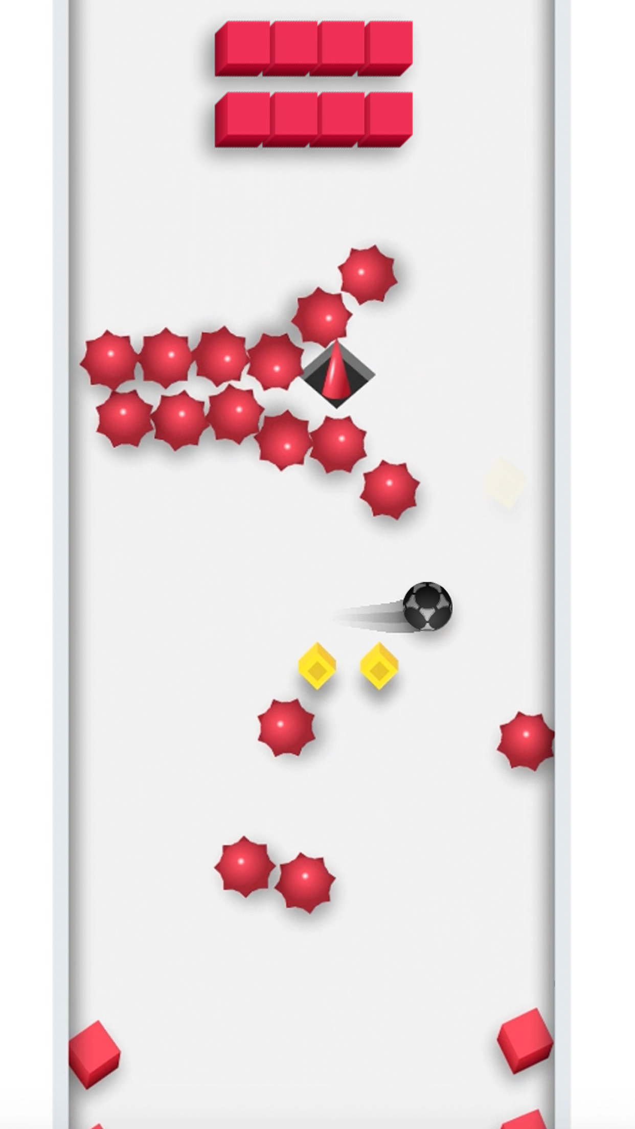Color Bump 3D Balls - Avoid Red Balls Game Screenshot