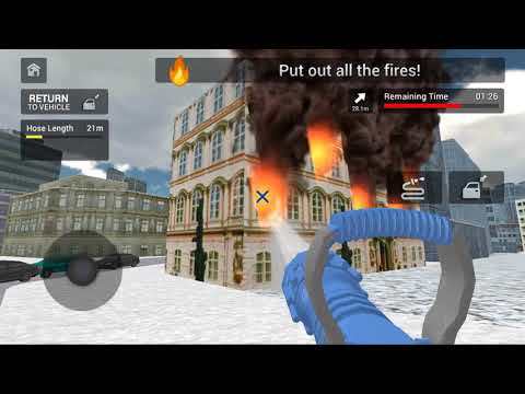Screenshot of the video of Fire Truck Driving Simulator