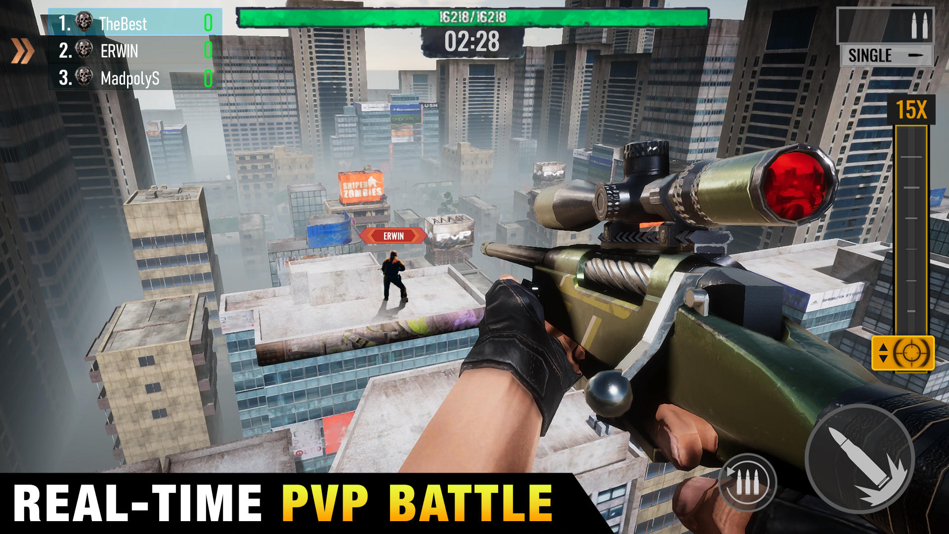 Sniper Zombies: Offline Games Game Screenshot