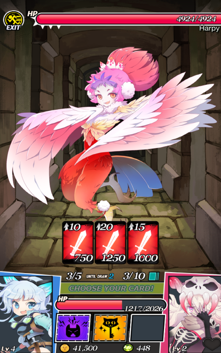 Dungeon&Girls: Card Battle RPG Game Screenshot