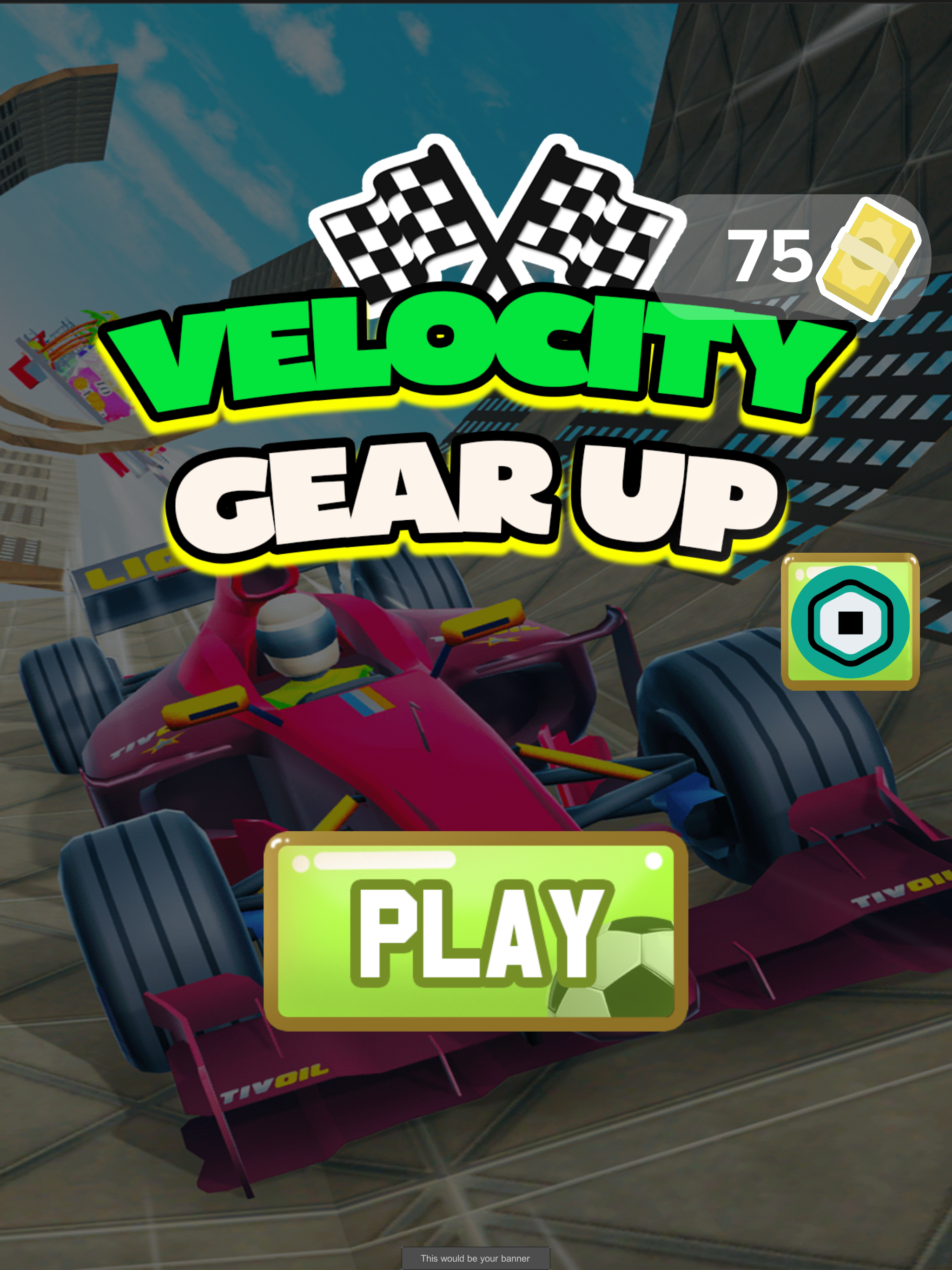 Robux Velocity Gear Up Game Screenshot