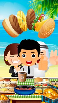 Beach Burger Game Screenshot