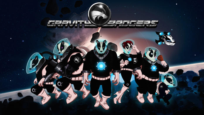 Gravity Badgers Game Screenshot