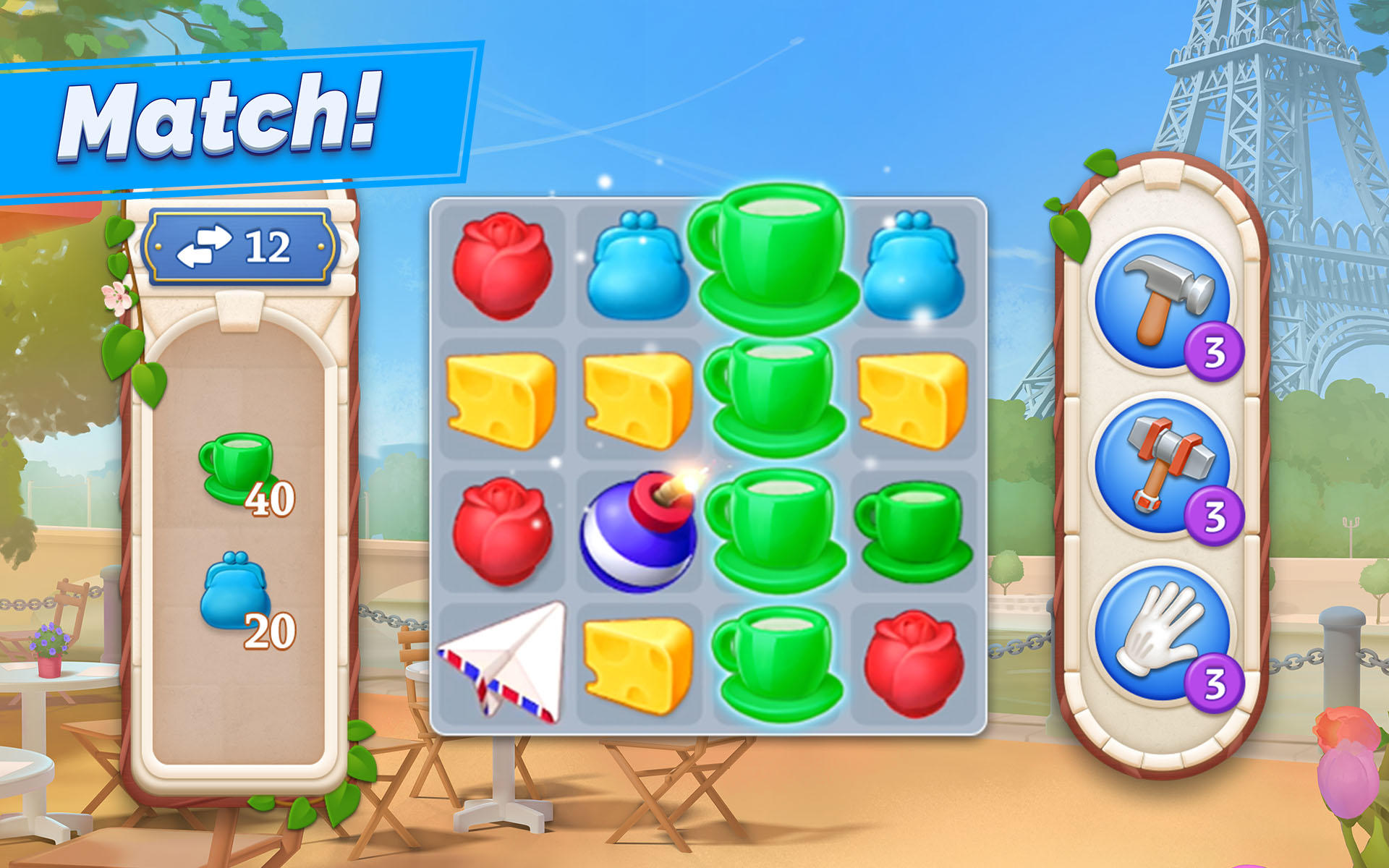 Match In Paris: Love ภาพหน้าจอเกม