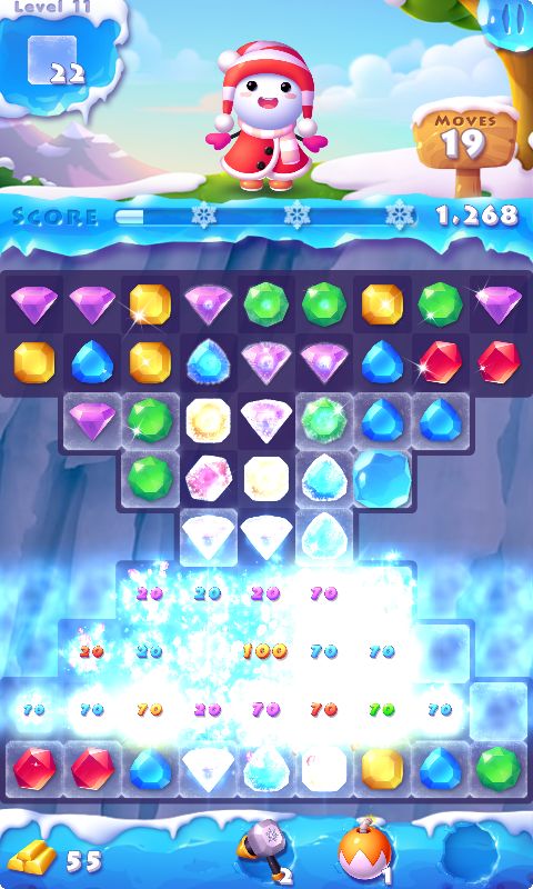 Ice Crush 2 - Treasure Mine 게임 스크린 샷