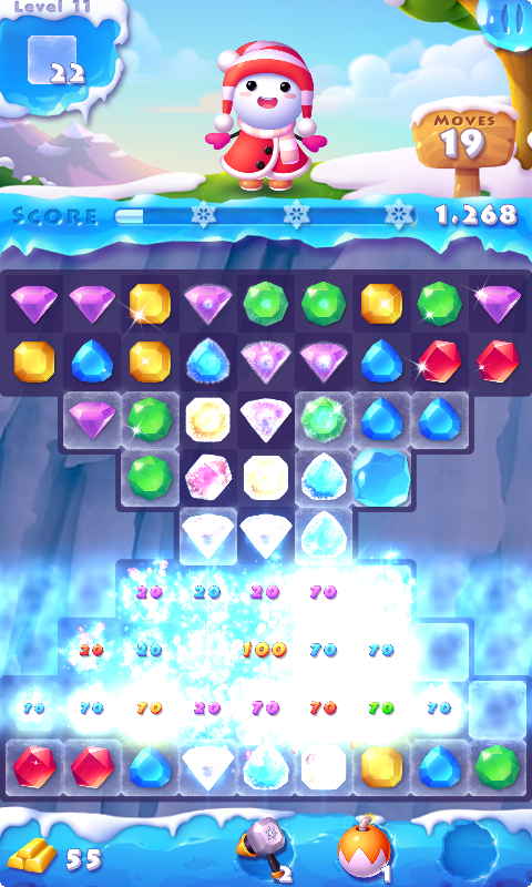Cuplikan Layar Game Ice Crush 2