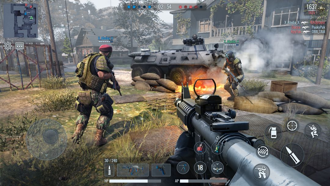 Screenshot of War gun: Army games simulator