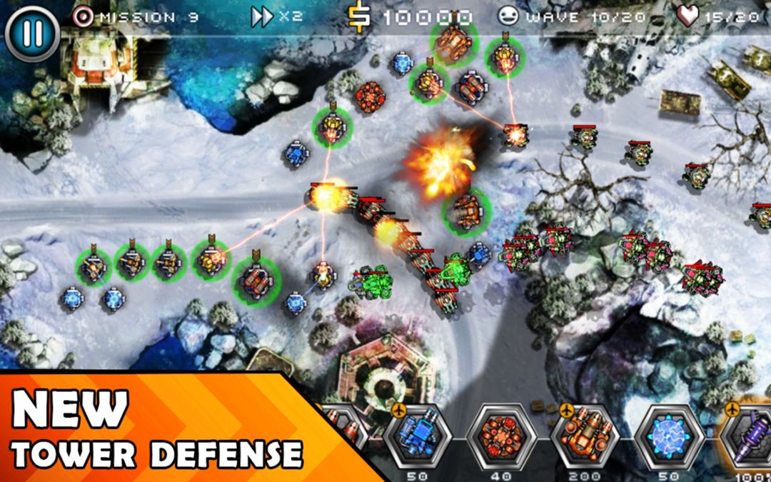 Tower Defense Zone 2 게임 스크린 샷