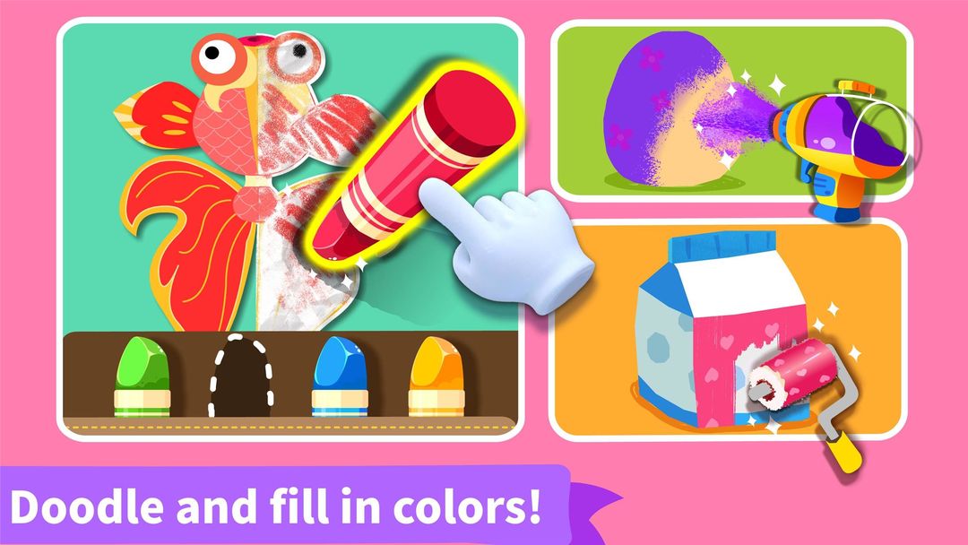 Baby Panda's Art Classroom screenshot game