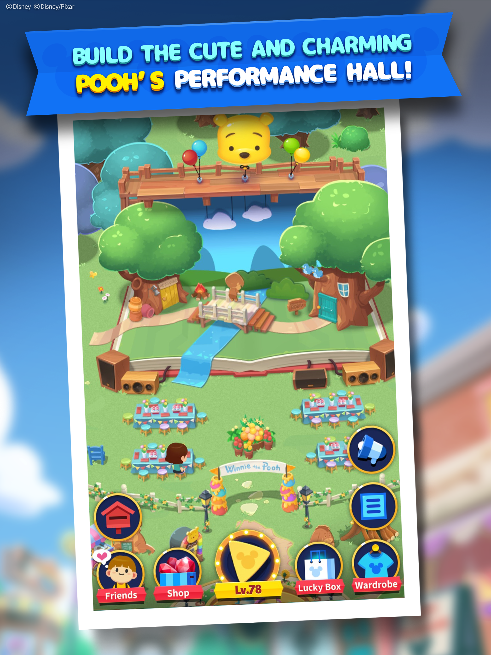 Disney POP TOWN 게임 스크린샷