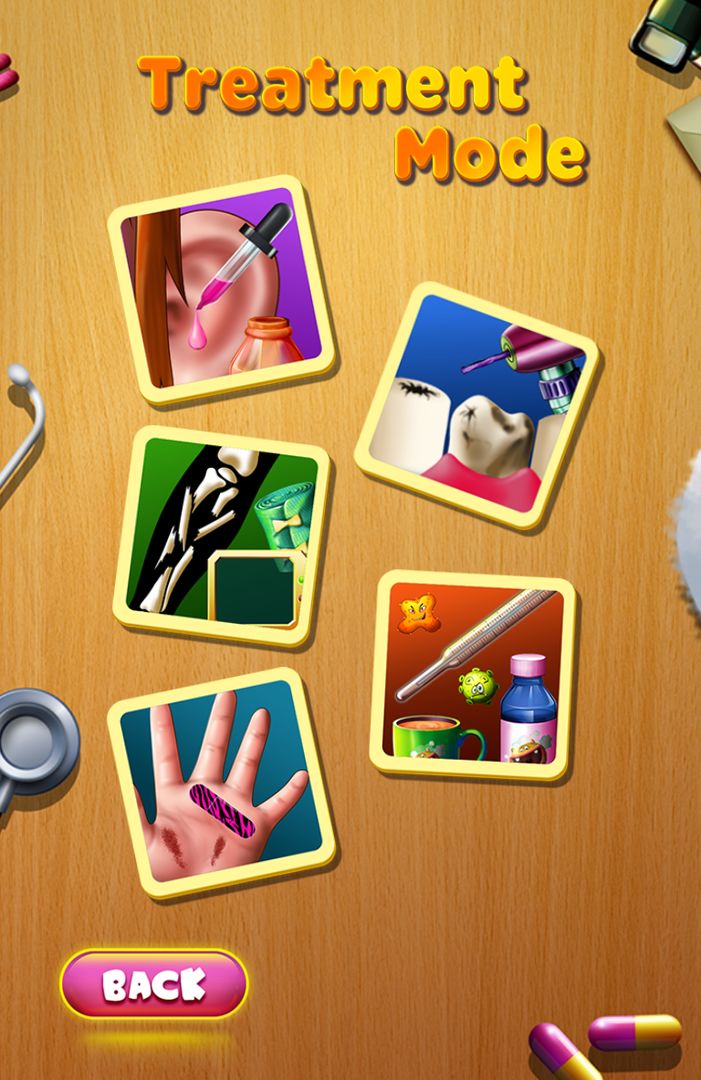 Screenshot of Doctor for Kids - free educational games for kids