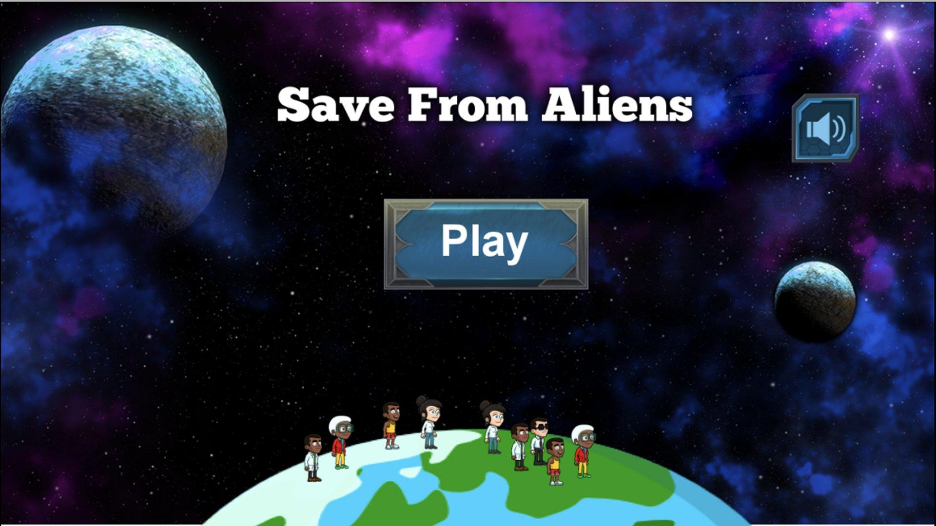 Save From Aliens Game Screenshot
