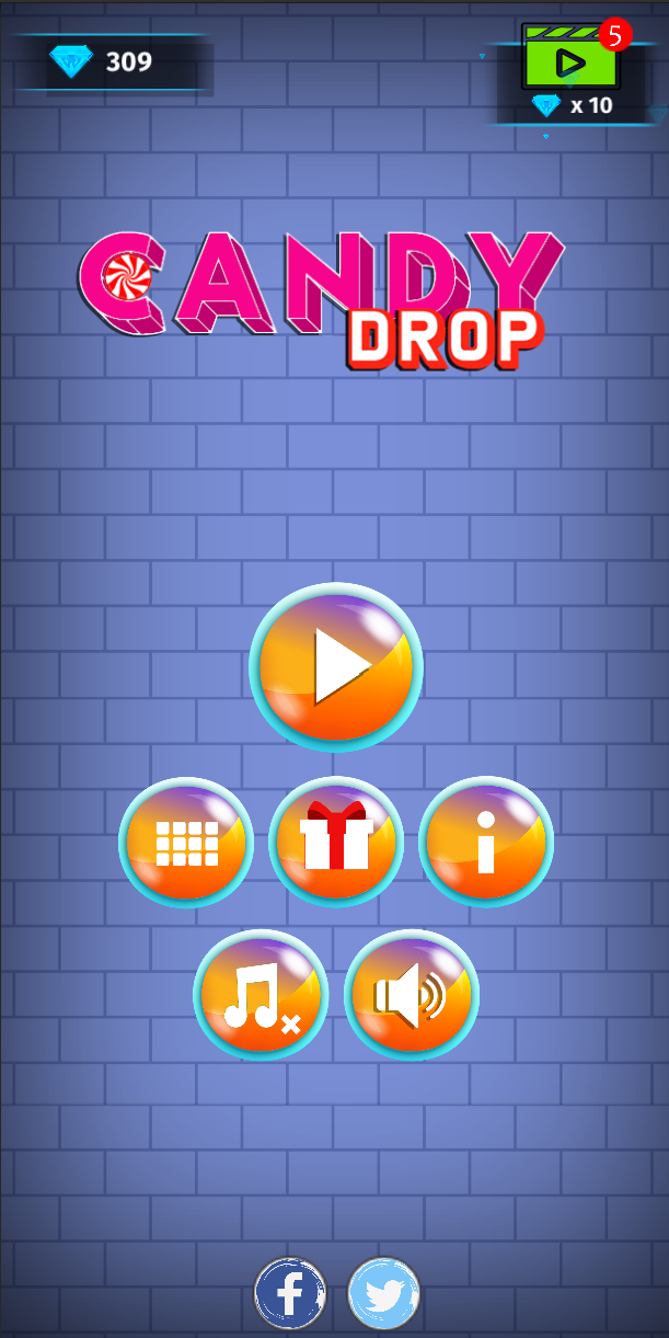 Screenshot of Candy Droppa