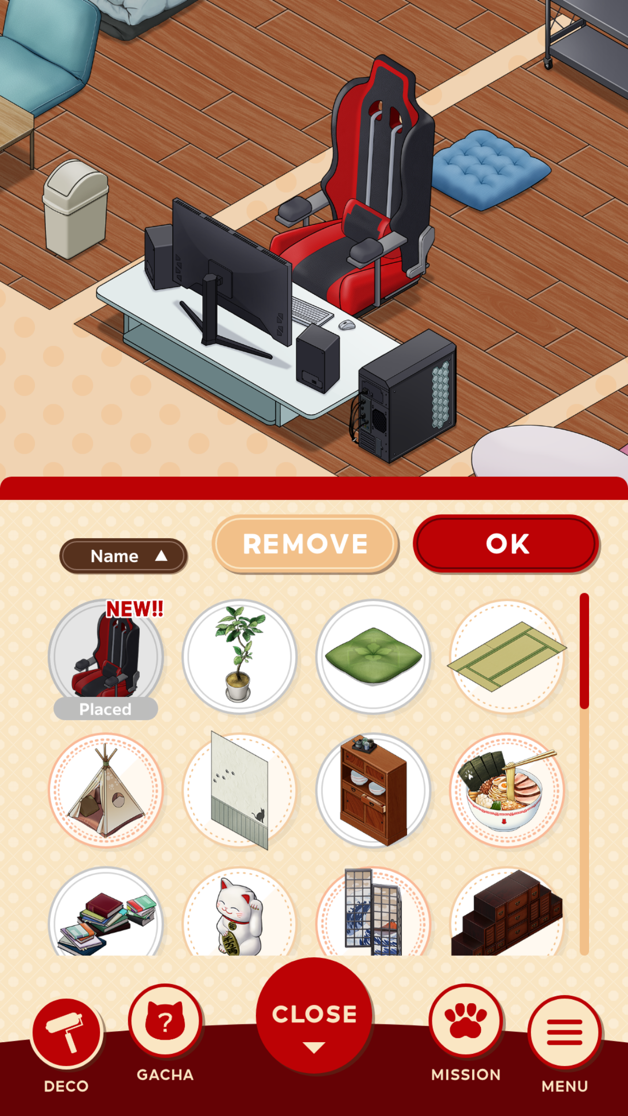 Ramen Akaneko Game Screenshot