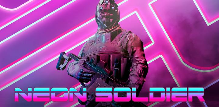 Banner of Cyberpunk Neon Soldier 2077 1.02.44