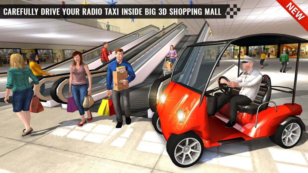 Shopping Mall Smart Taxi: Family Car Taxi Games 게임 스크린 샷