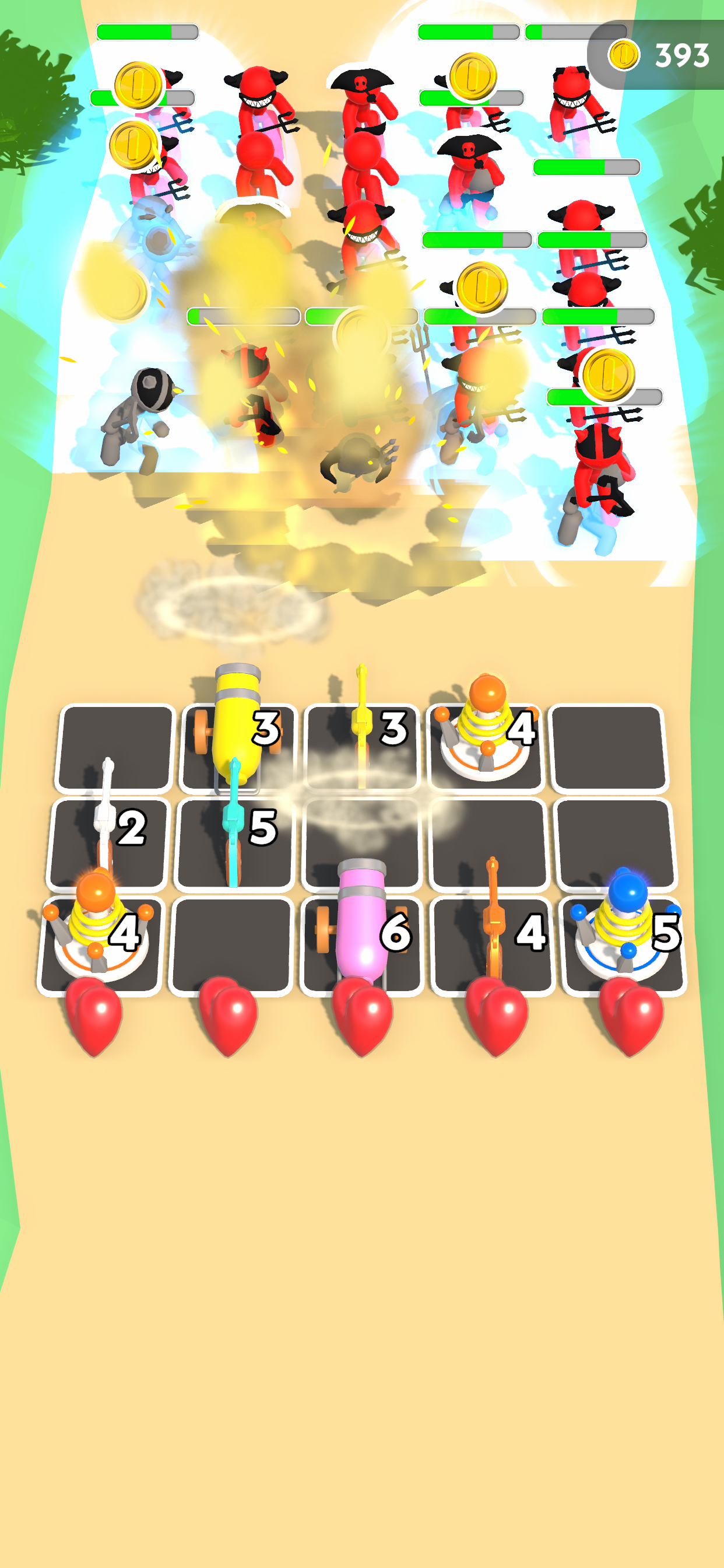 Merge Defense 게임 스크린샷