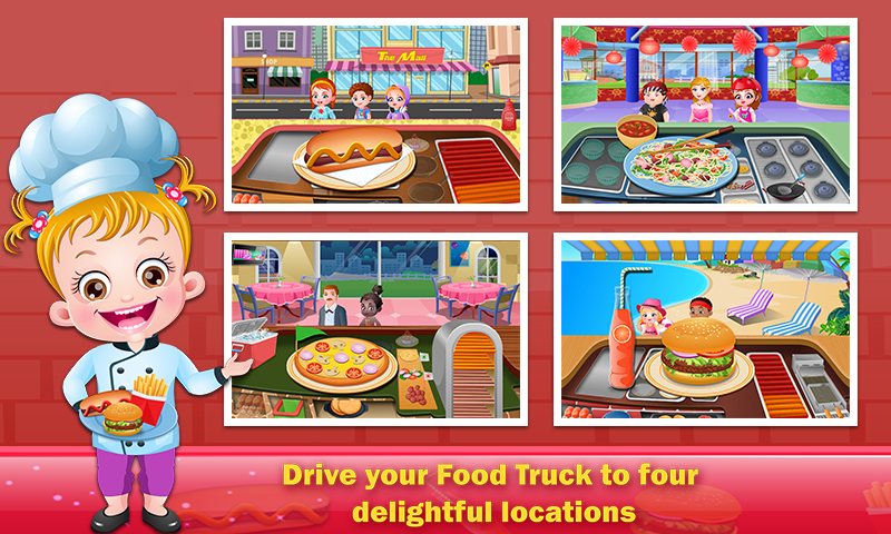 Baby Hazel Food Truck Game Screenshot