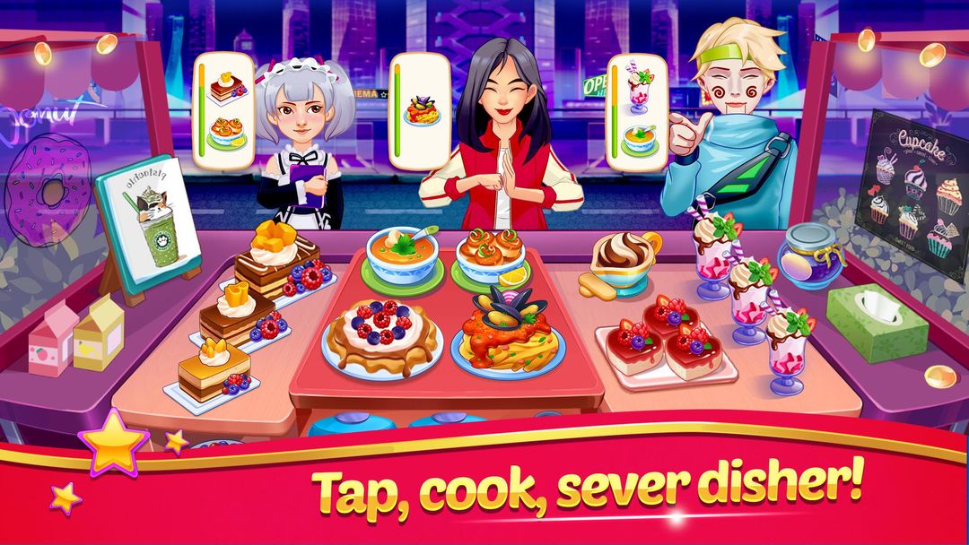 Cooking Tasty Chef : Frenzy Madness Cooking Games遊戲截圖