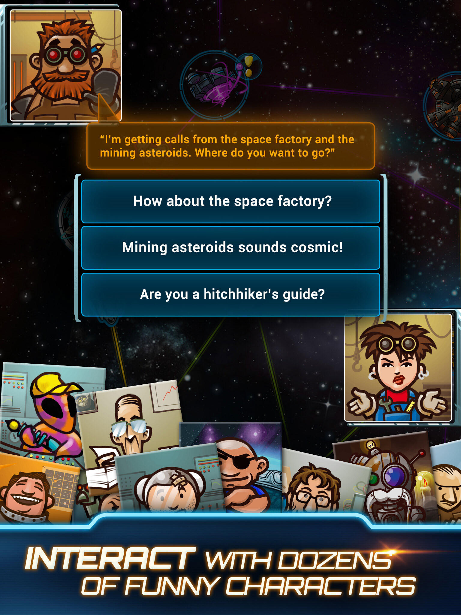 Screenshot of Galaxy Trucker