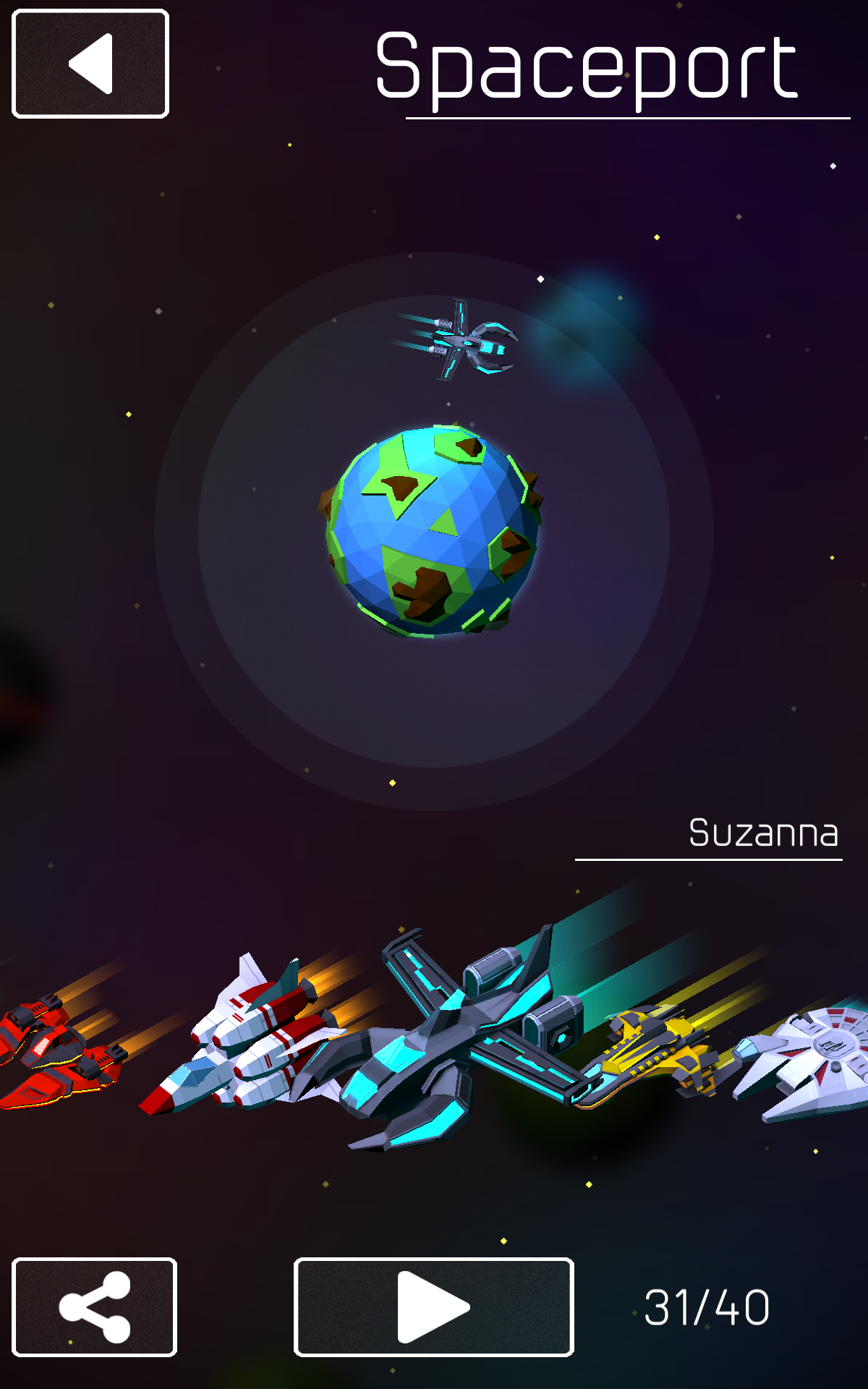 Screenshot of Crossy Space