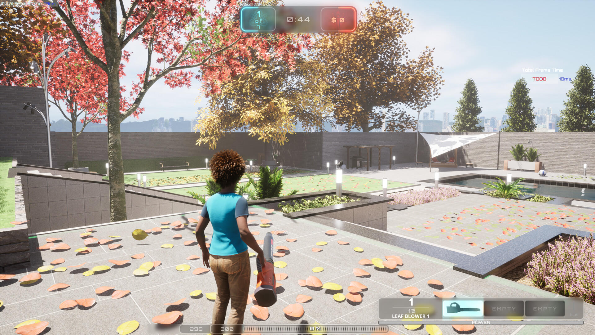 Leaf Blower Sim screenshot game