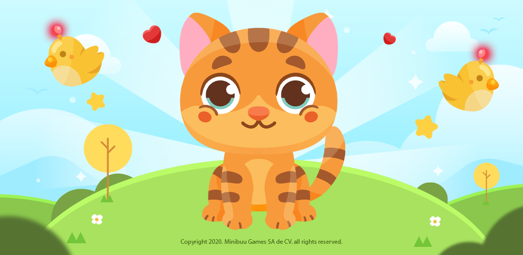 Banner of 適合 3 至 6 歲兒童的可愛貓咪遊戲 1.0