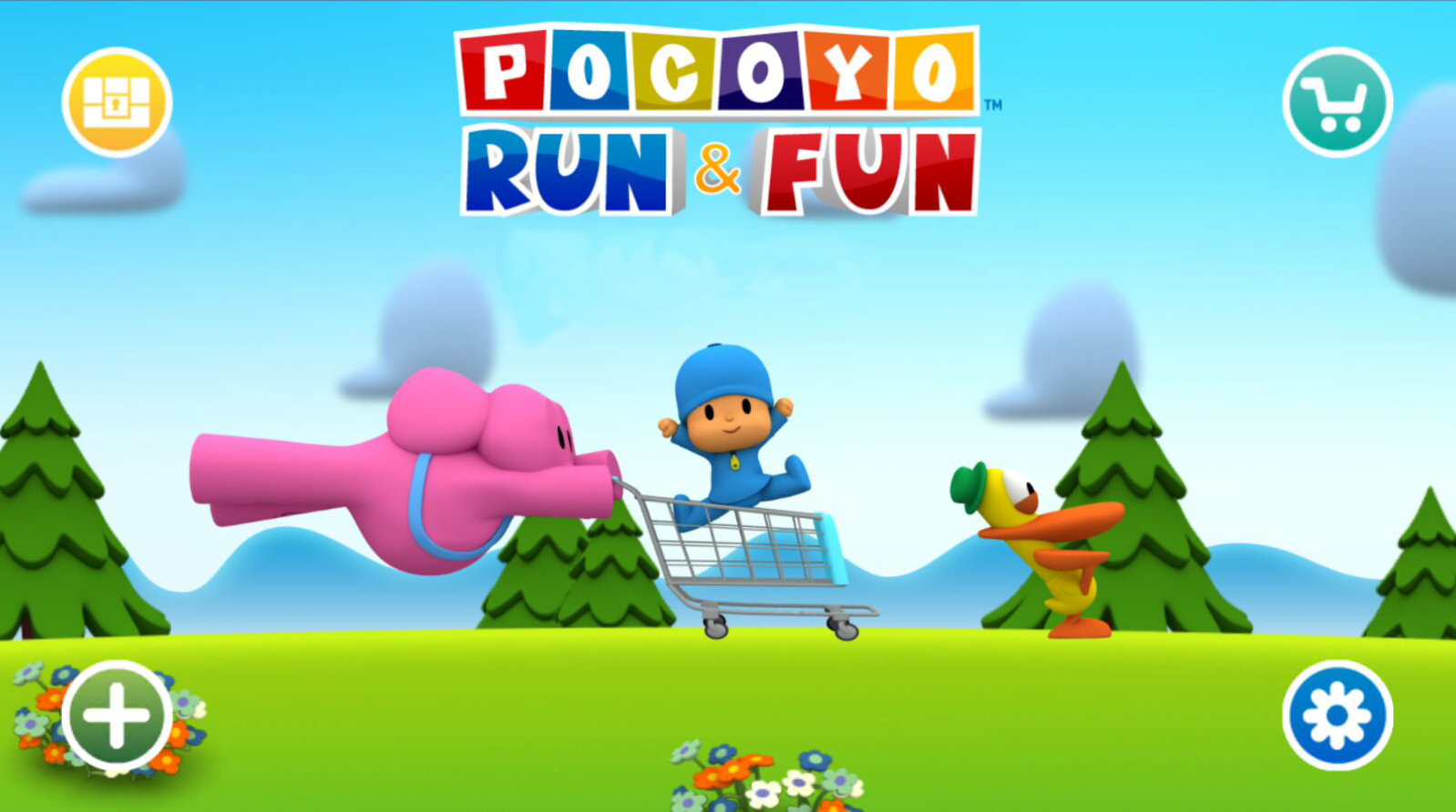 Screenshot 1 of Pocoyo Run & Fun- ကာတွန်းခုန် 2.72