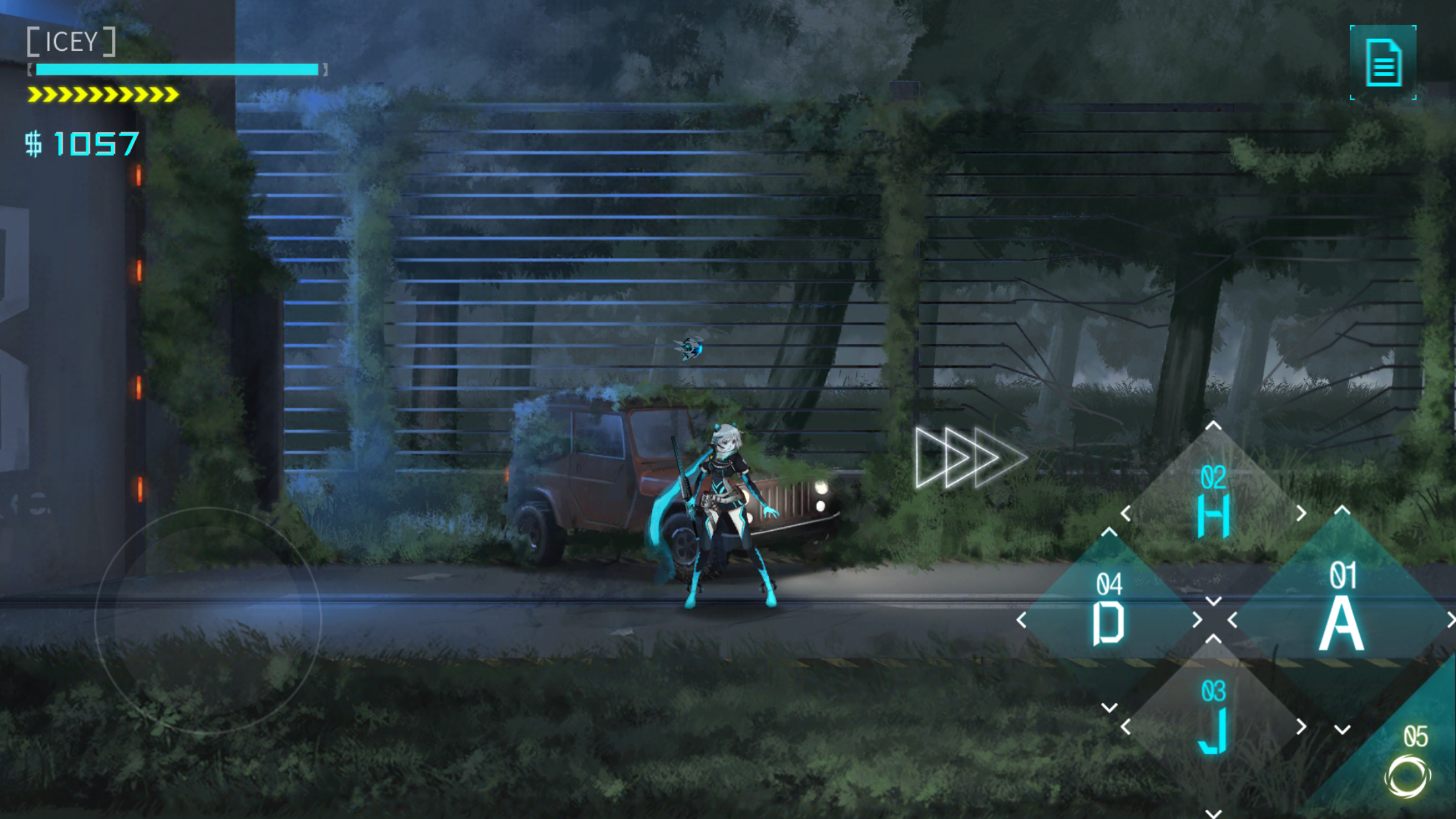 ICEY Game Screenshot