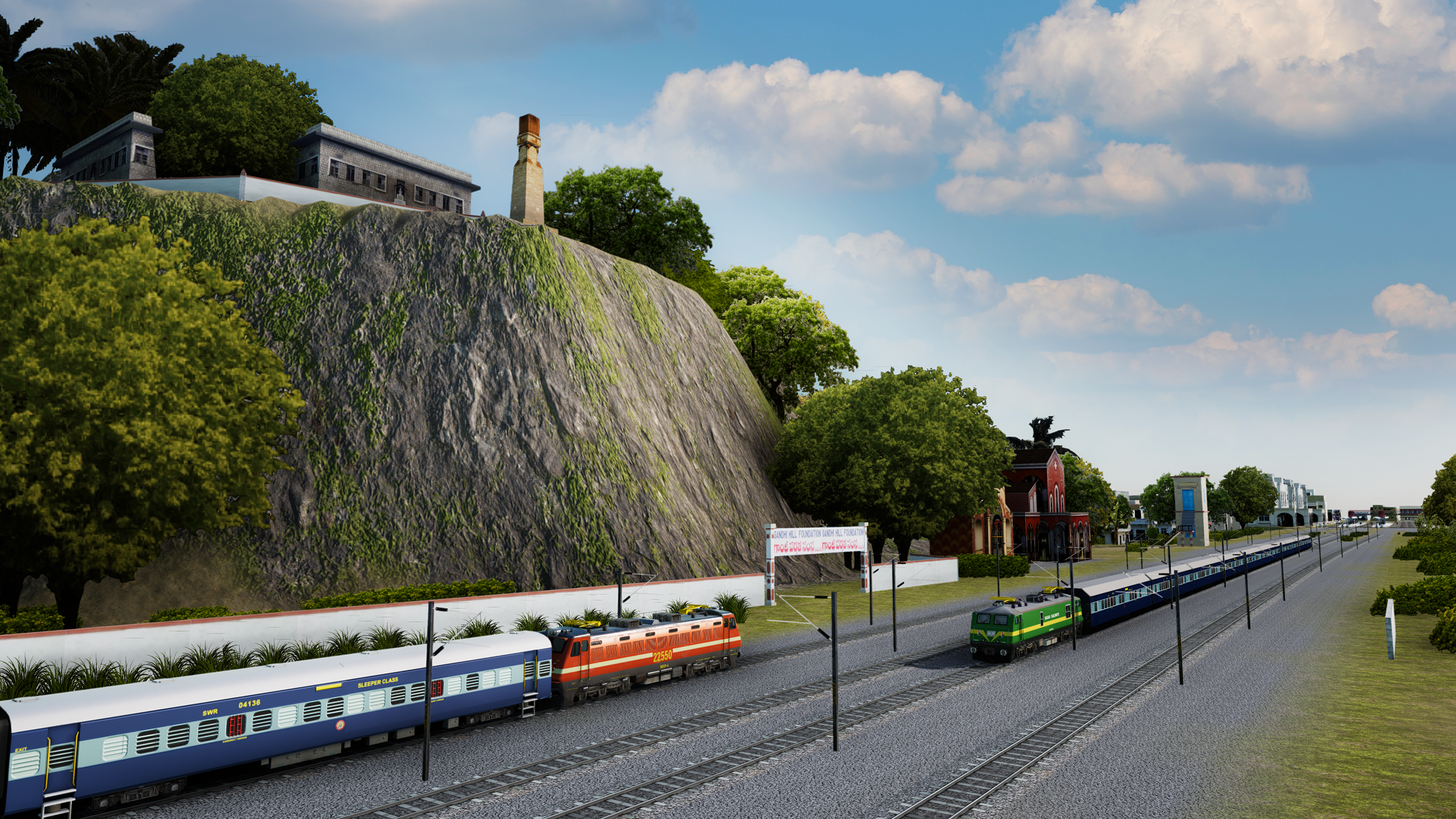 Indian Train Simulator: Game Game Screenshot