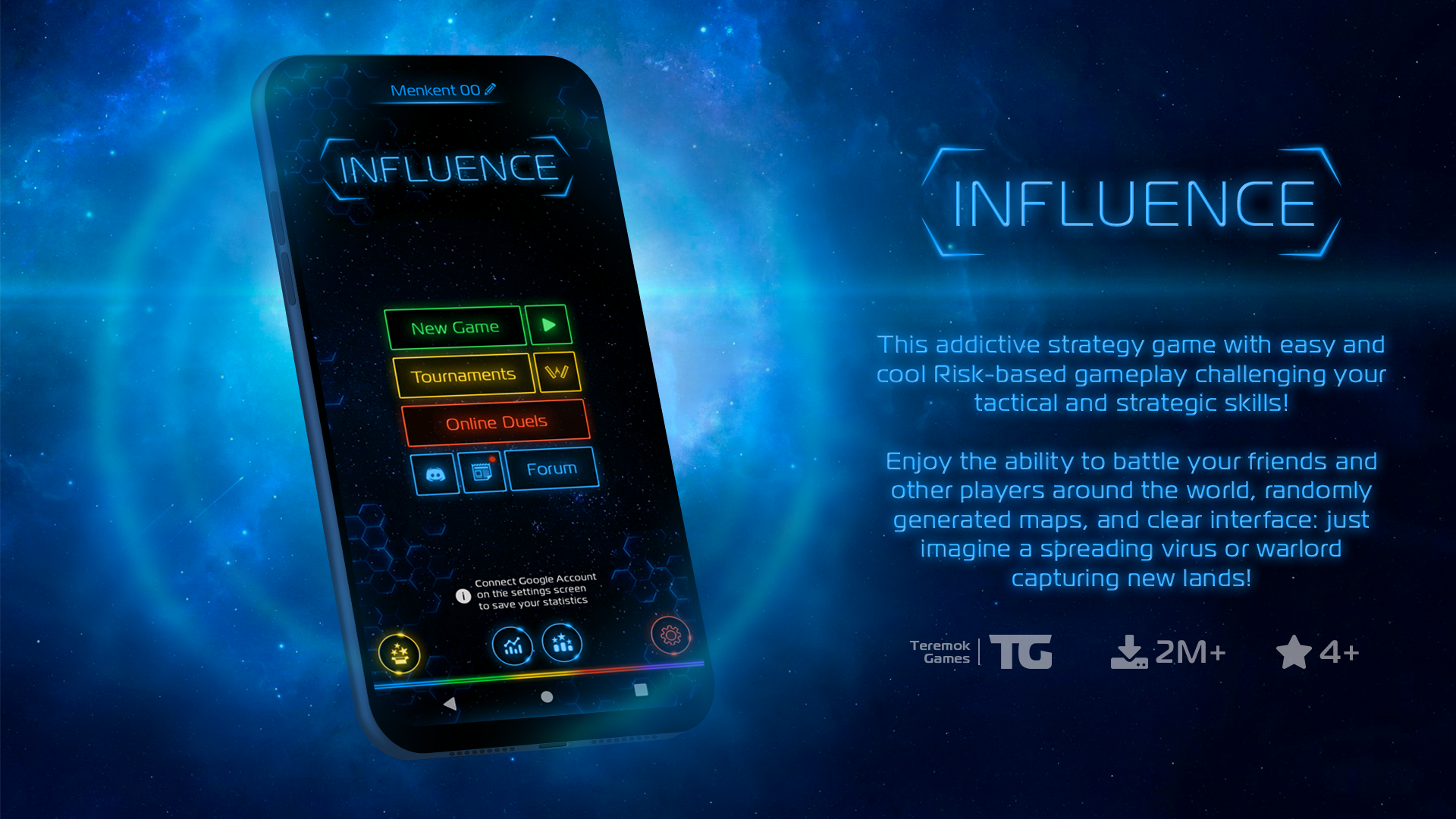 Influence screenshot game