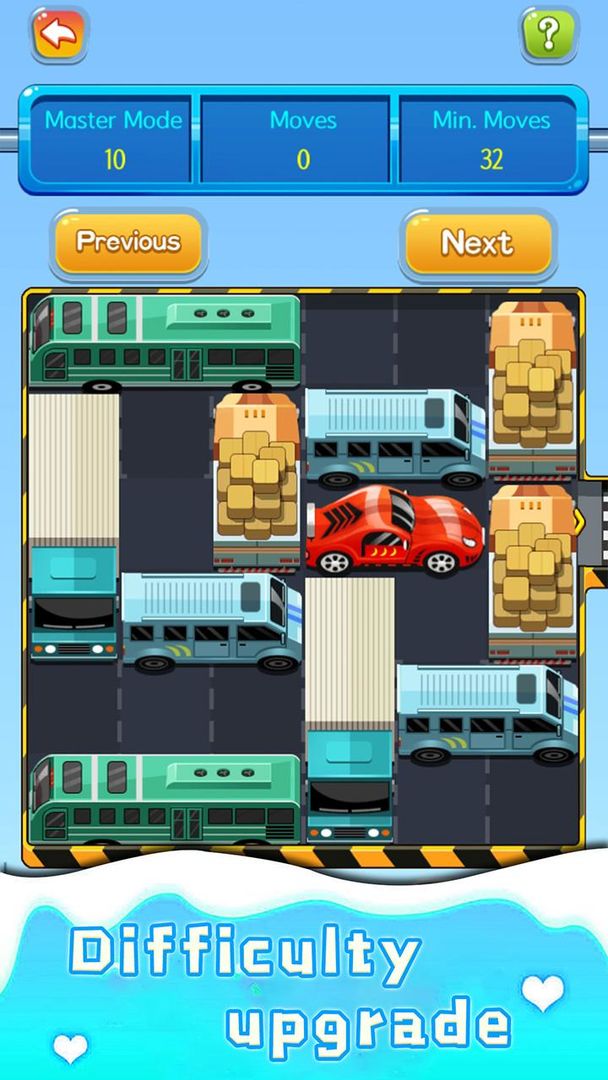 Car Flee - Unblock red car screenshot game